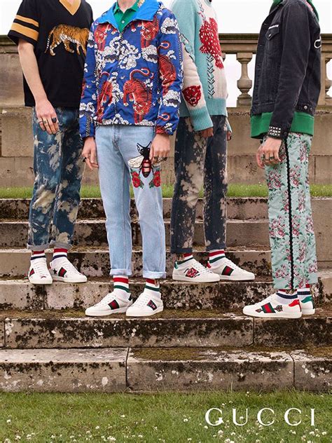 gucci men ace sneakers|Gucci ace sneakers men outfit.